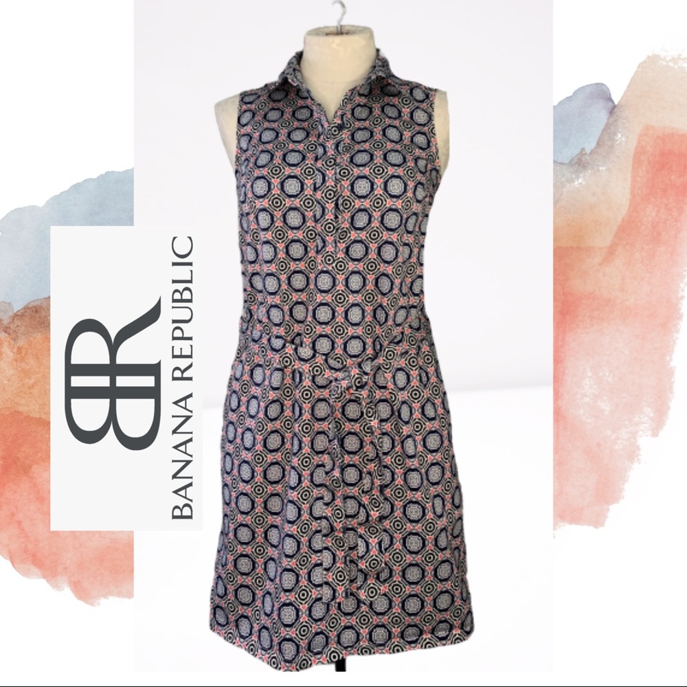 ❌SOLD❌ Banana Republic Sleeveless Dress Sz 2